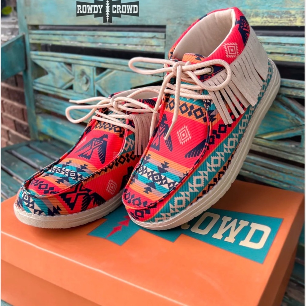 Rowdy Crowd Women's Multicolor Moccasins